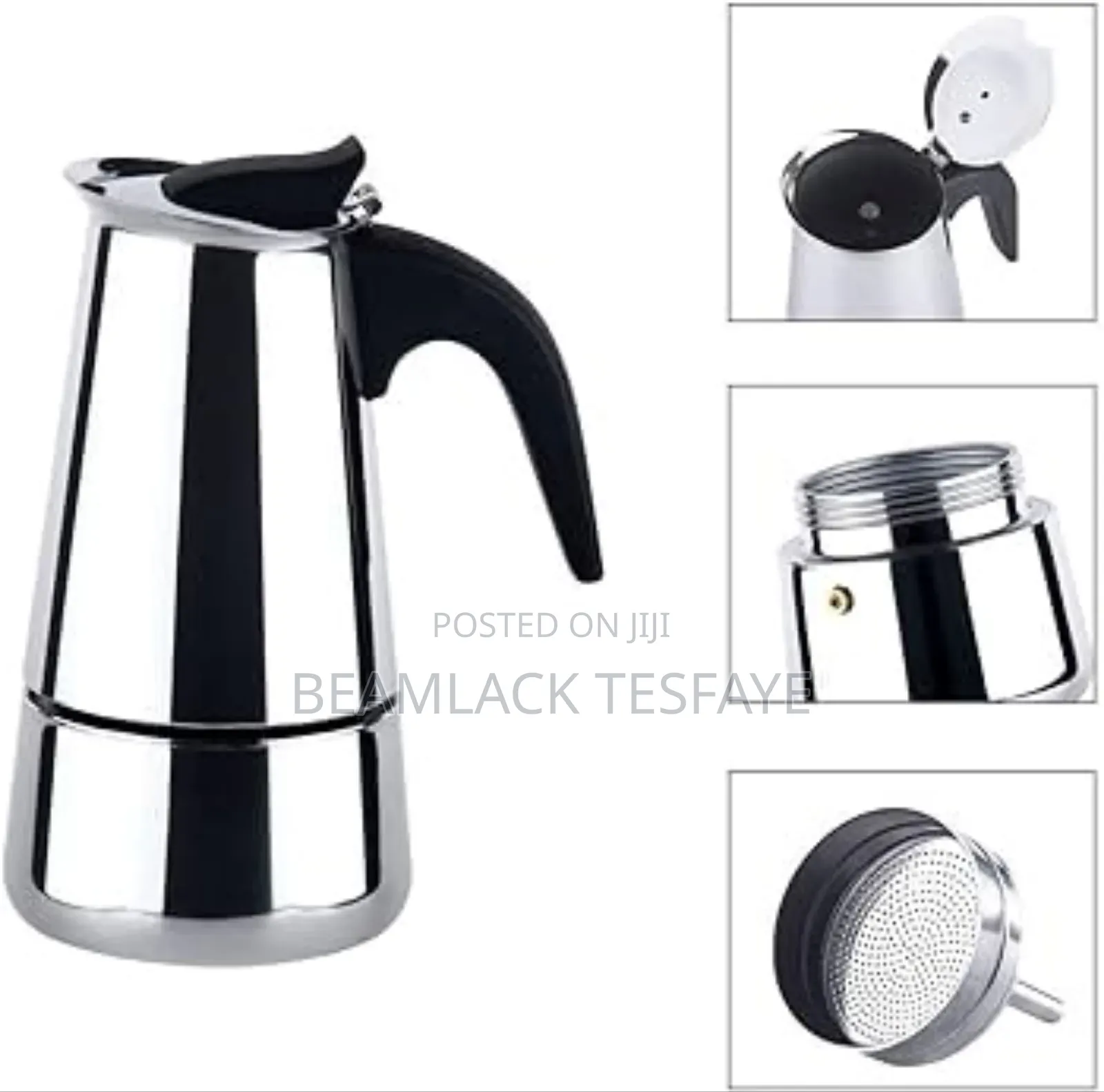  Stainless Steel Espresso Maker