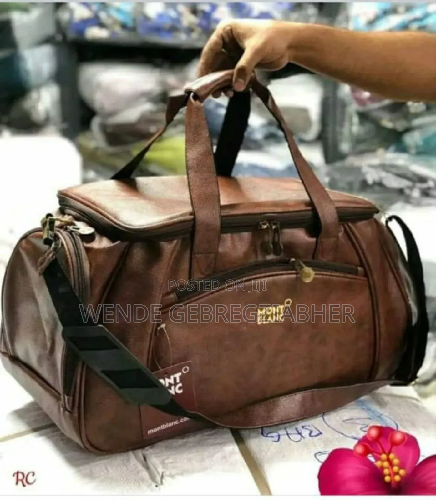 Mont Blanc Gym Bag የጂም ቦርሳ