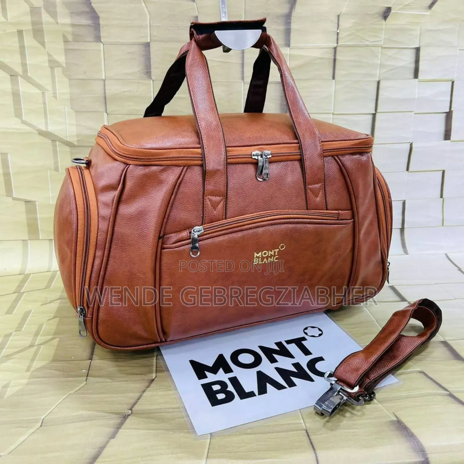 Mont Blanc Gym Bag የጂም ቦርሳ