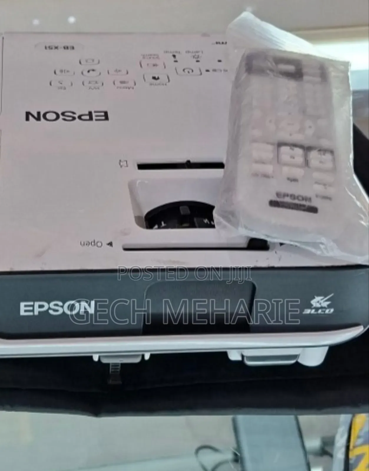 Epson Projector 
Model: Eb-X51
Has: Bag Remote