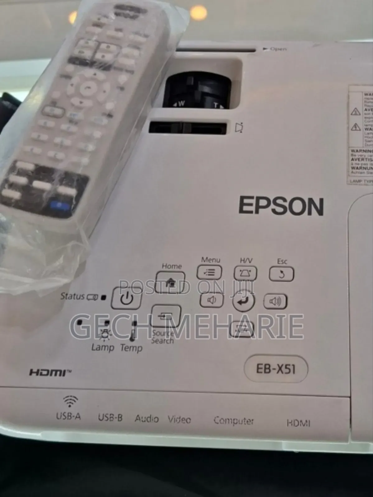 Epson Projector 
Model: Eb-X51
Has: Bag Remote