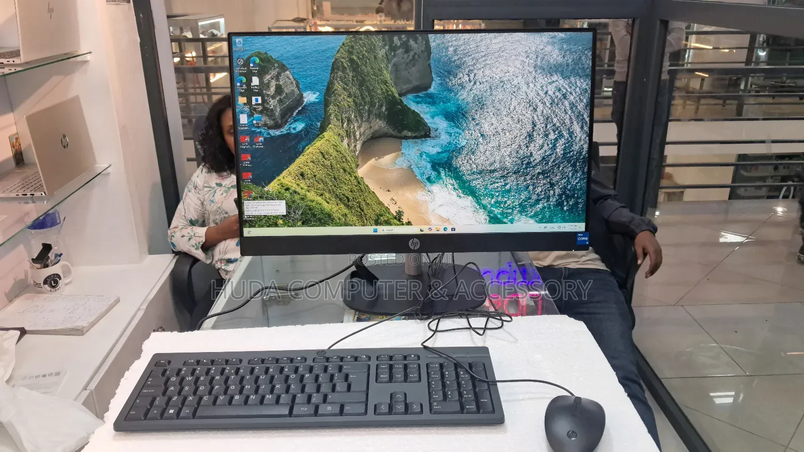 New Desktop Computer HP 290 G4 All-in-One 8GB Intel Core I5 SSD 512GB