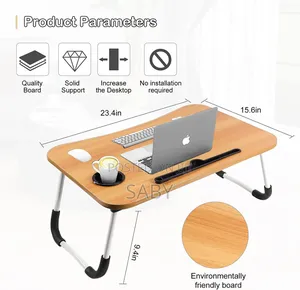 Foldable Laptop Table With Cup Holder