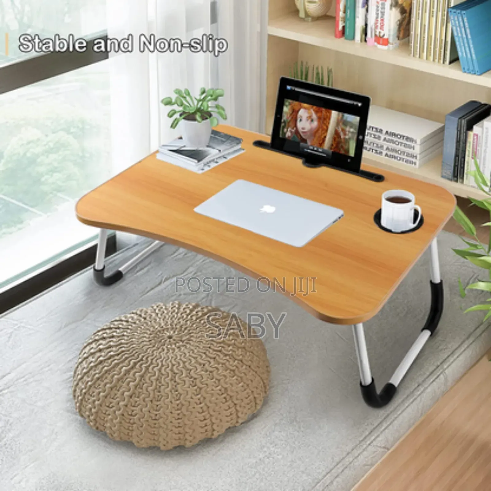 Foldable Laptop Table With Cup Holder
