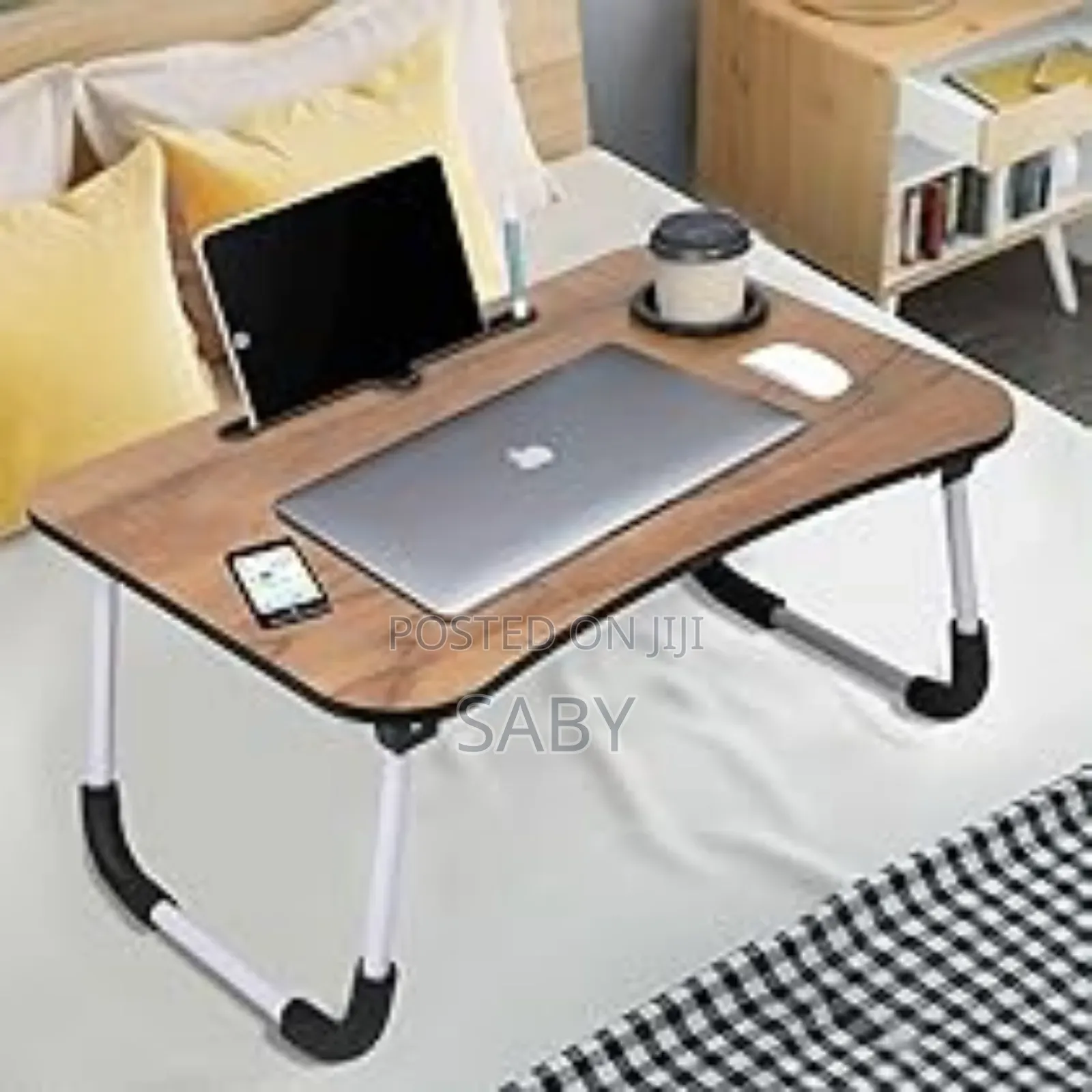 Foldable Laptop Table With Cup Holder