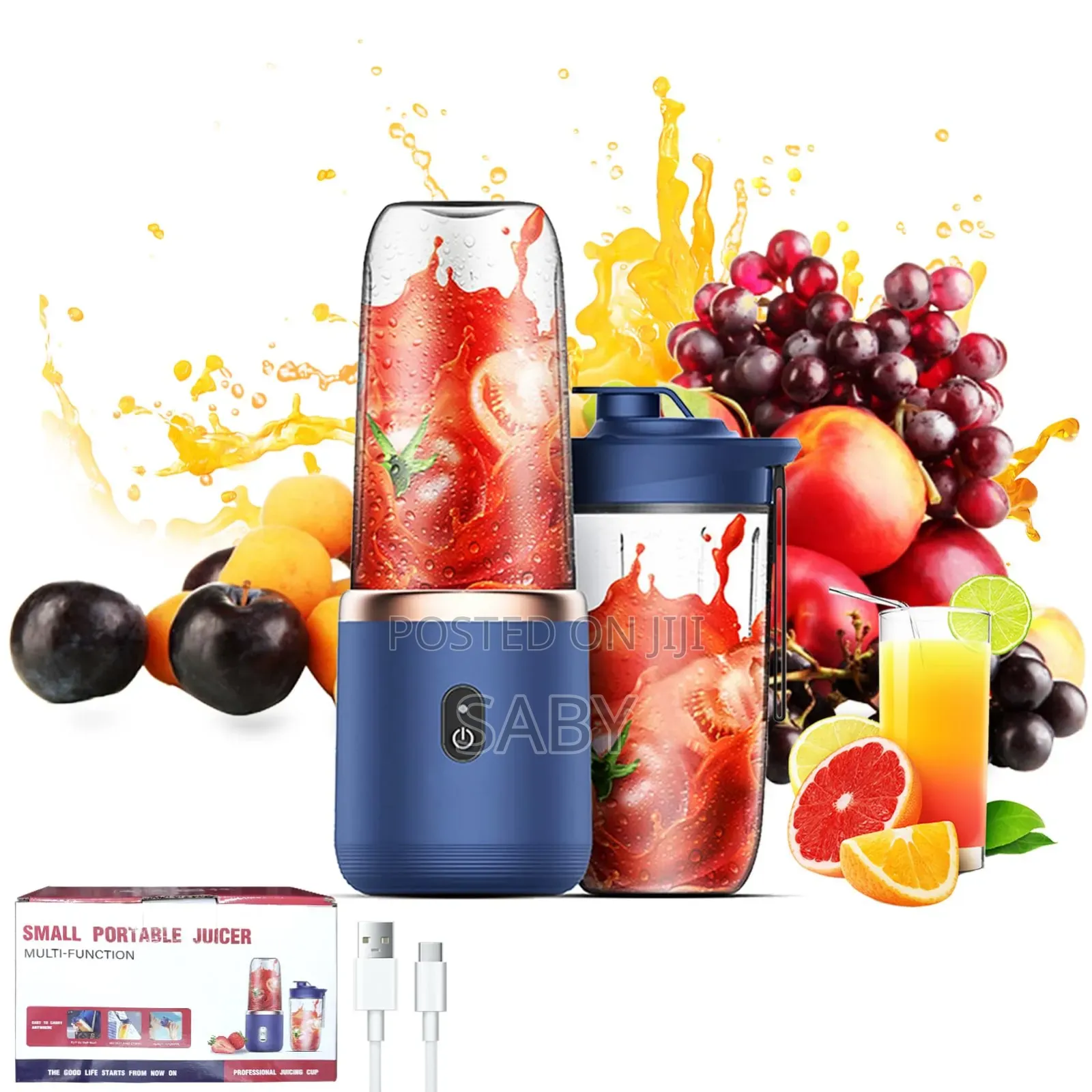 Mini Rechargeable Juicer With Extra Cup