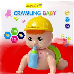  
Crawling Baby Toy With Voice, Lightening and Music