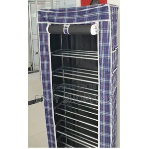 Photo - **Stylish Steel Shoe Cabinet – Protects Footwear From Dust