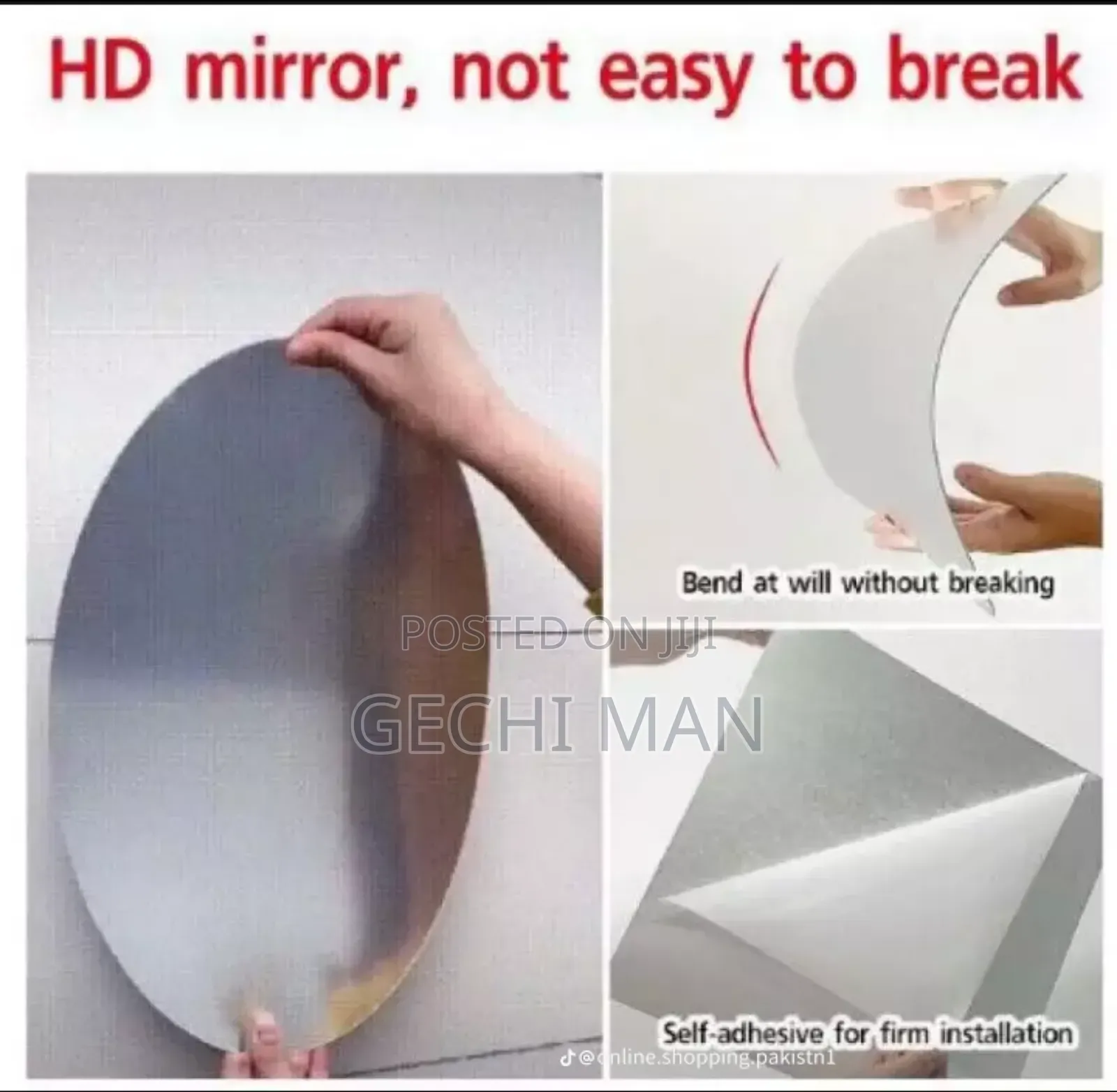 የሚለጠፍ መስታወት