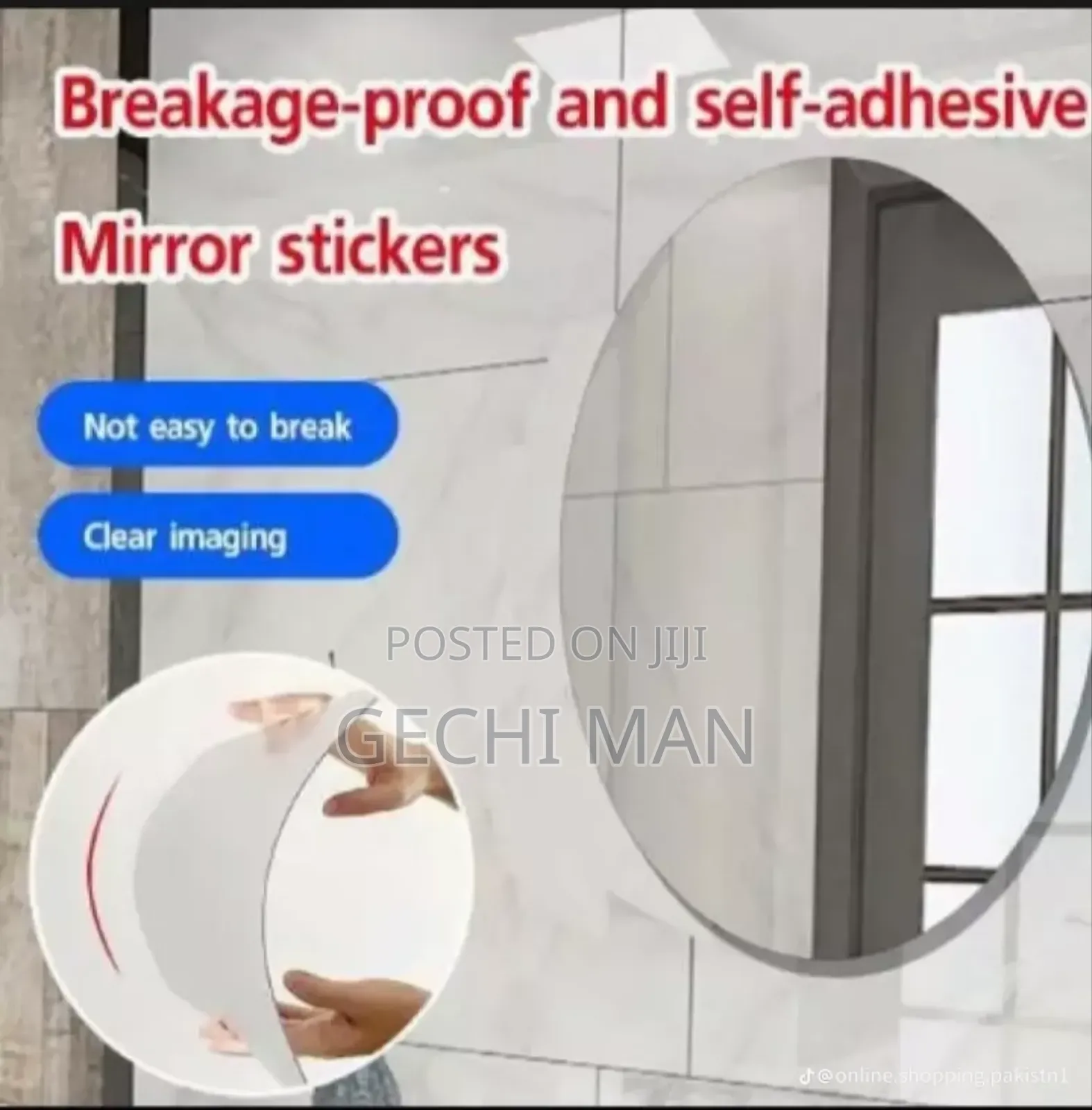 የሚለጠፍ መስታወት