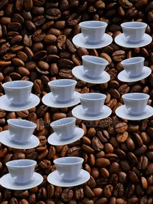 12 Ceramic Coffee Cups
