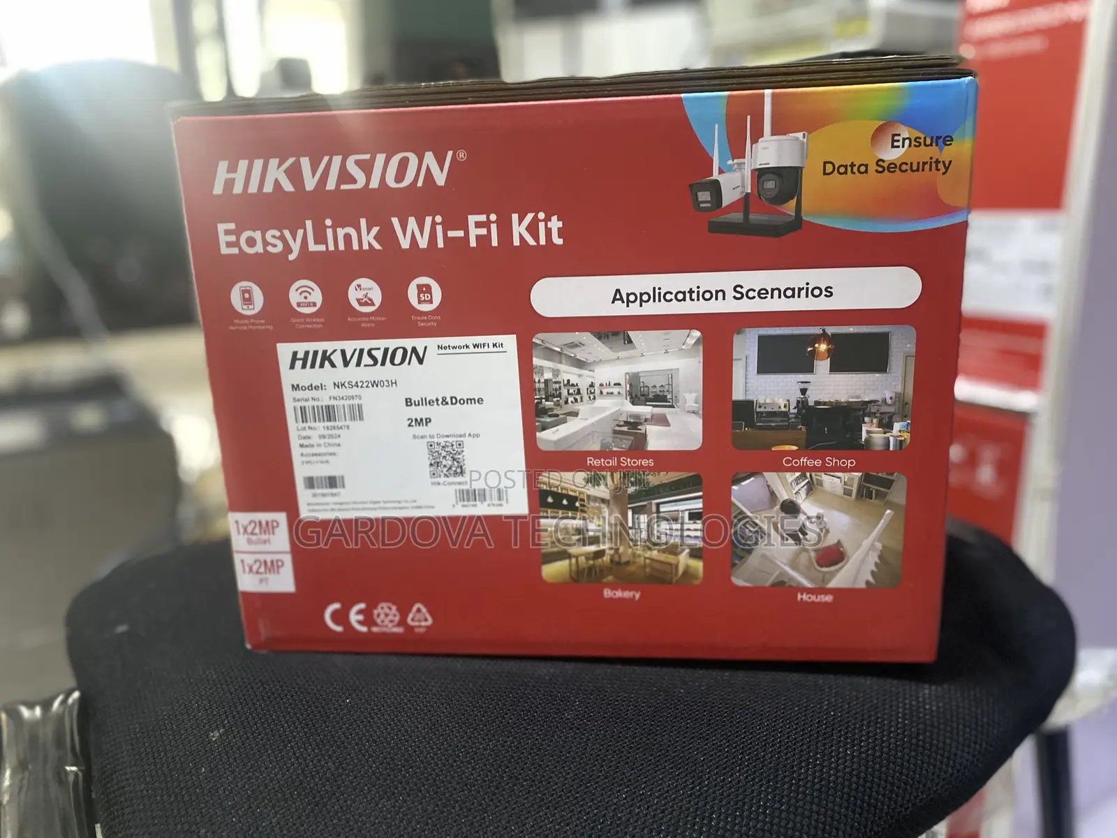 Hikvision Kit With 2 Cameras Indoor and Outdoor