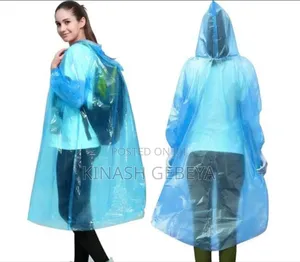2pcs Plastic Rain Coat(2pcs የዝናብ ልብስ)