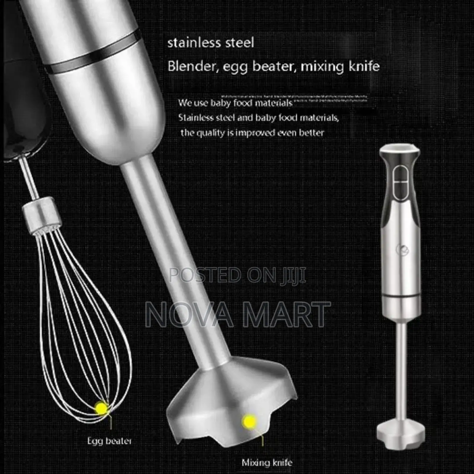 Sonifer Immersion Blender With 3-in-1 Functionality