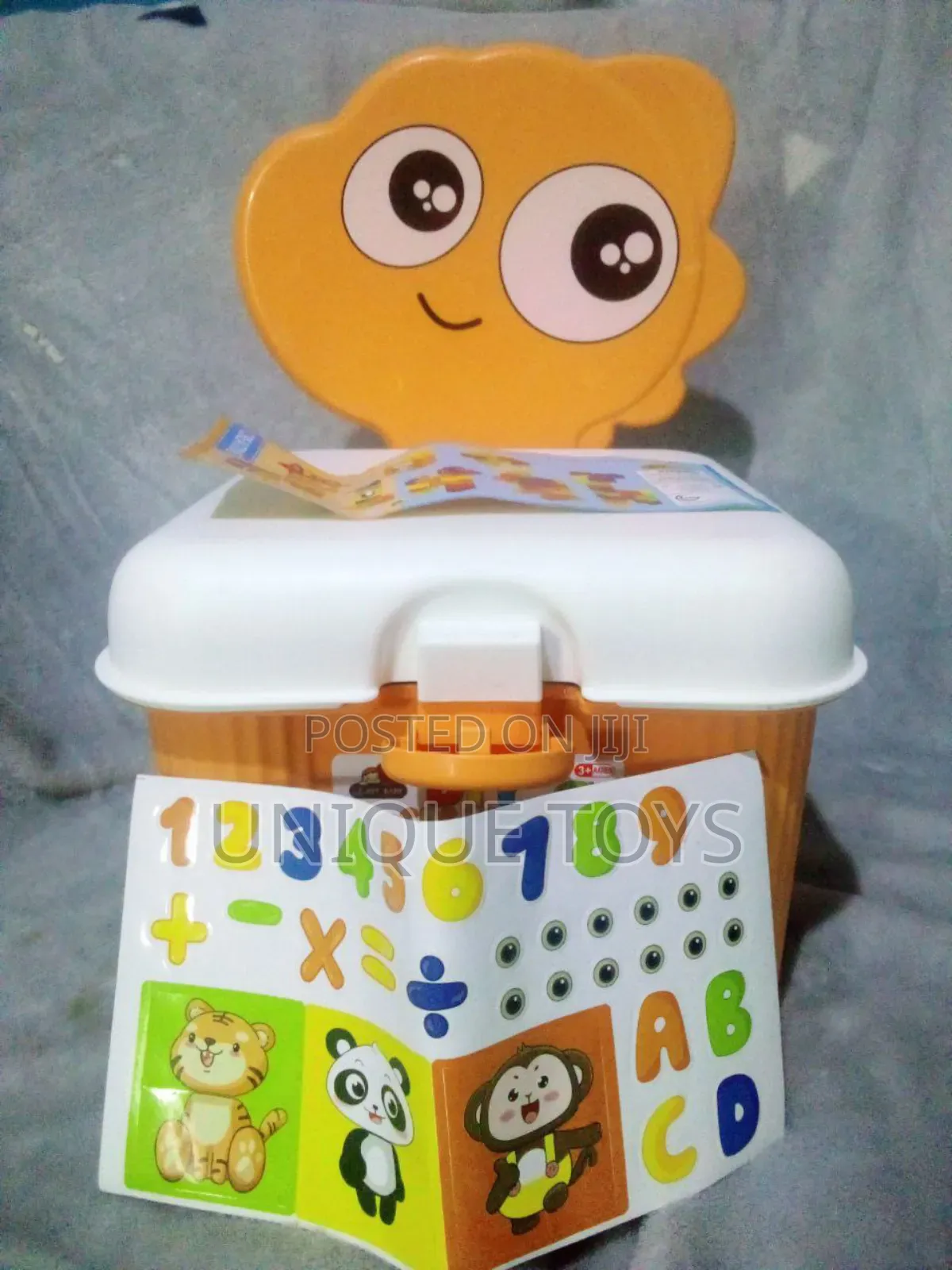 Diy Creative 3-in-1 Blocks + Chair + Storage Set