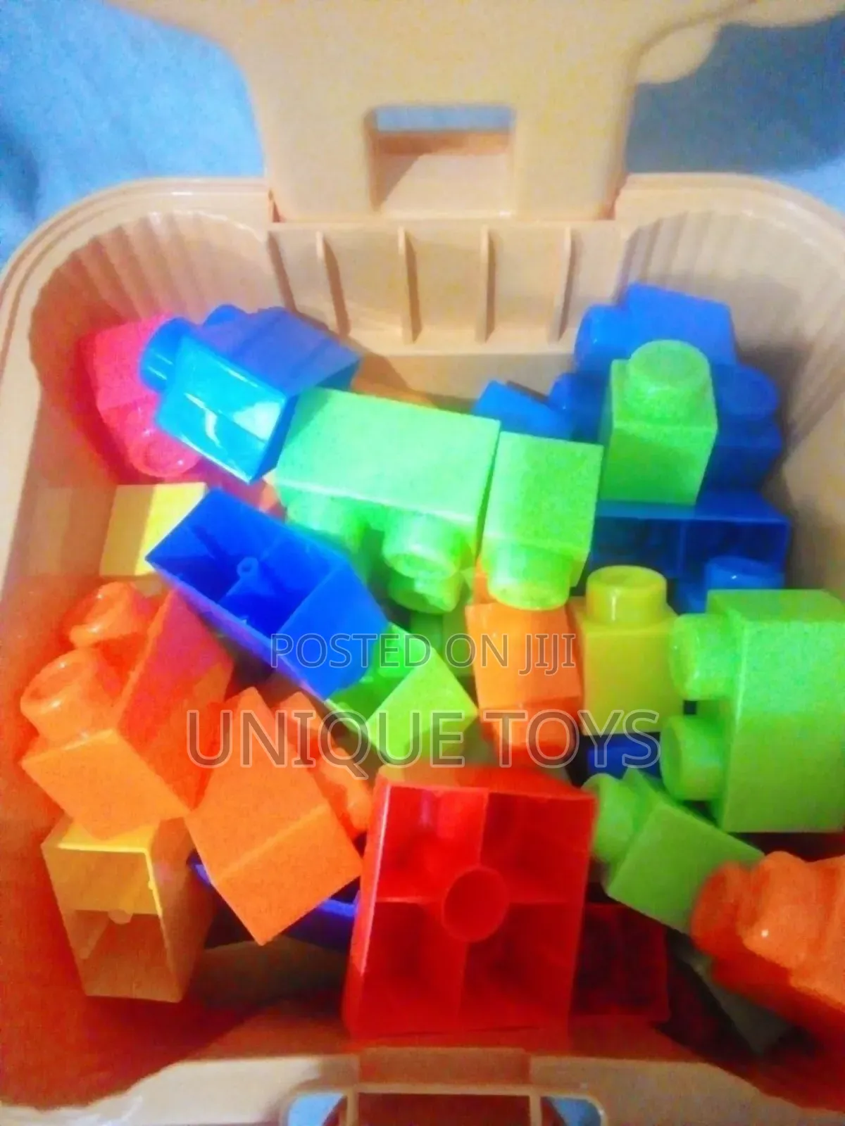 Diy Creative 3-in-1 Blocks + Chair + Storage Set