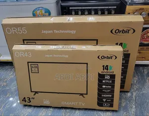 Orbit Tv 43 Inch Smart Doubel Glass