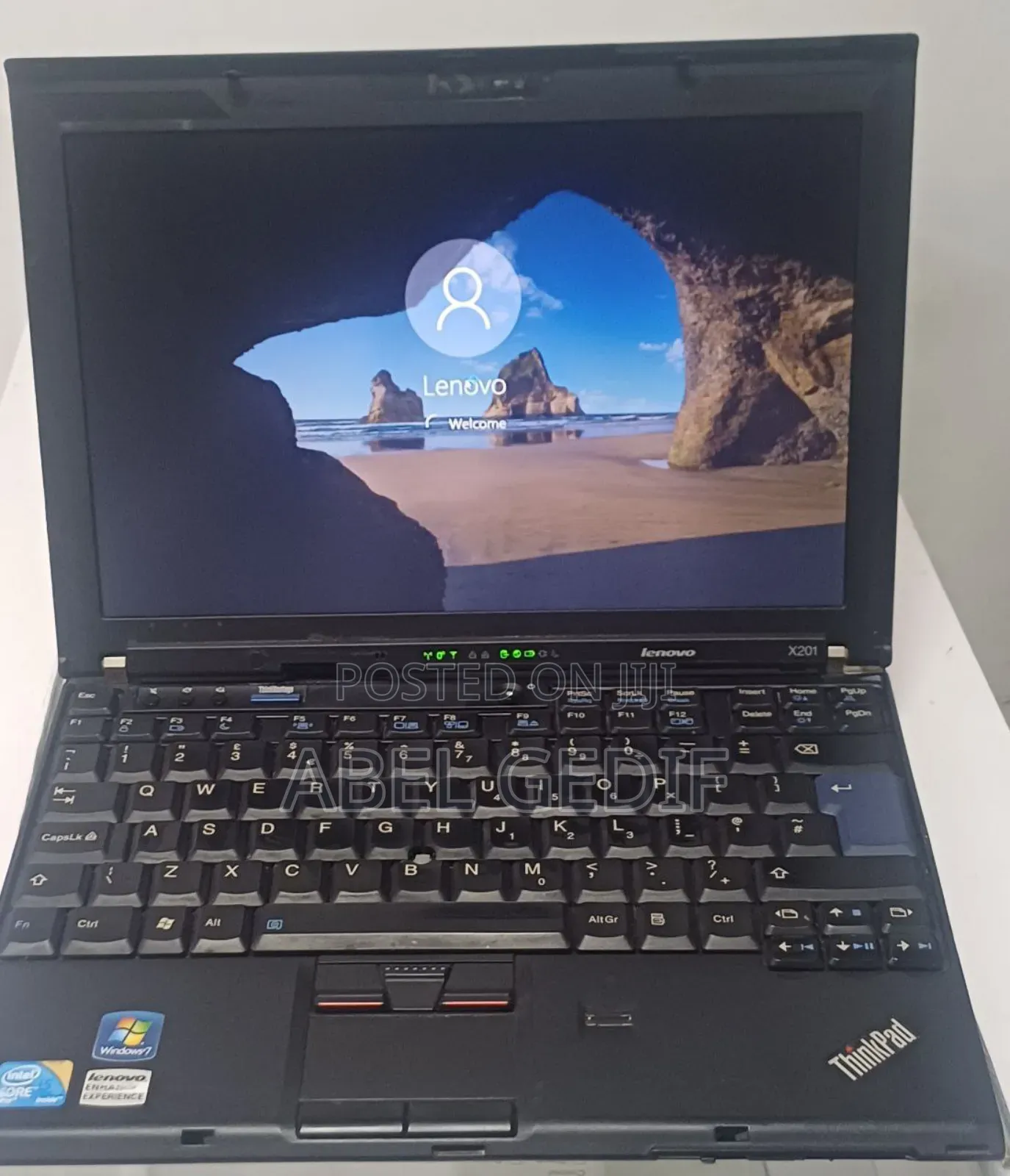 New Laptop Lenovo ThinkPad X201 4GB Intel Core I5 HDD 500GB