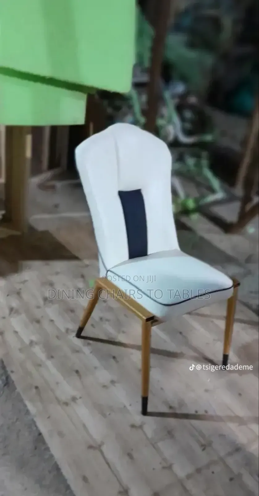 4 Faux Leather Sherston Chairs With Metal Leg