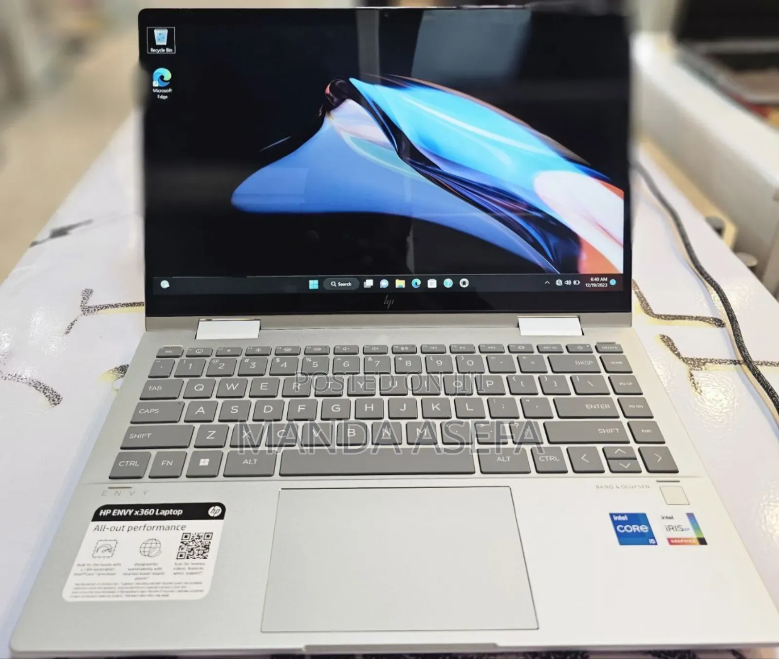 New Laptop HP Envy X360 8GB Intel Core I5 SSD 512GB