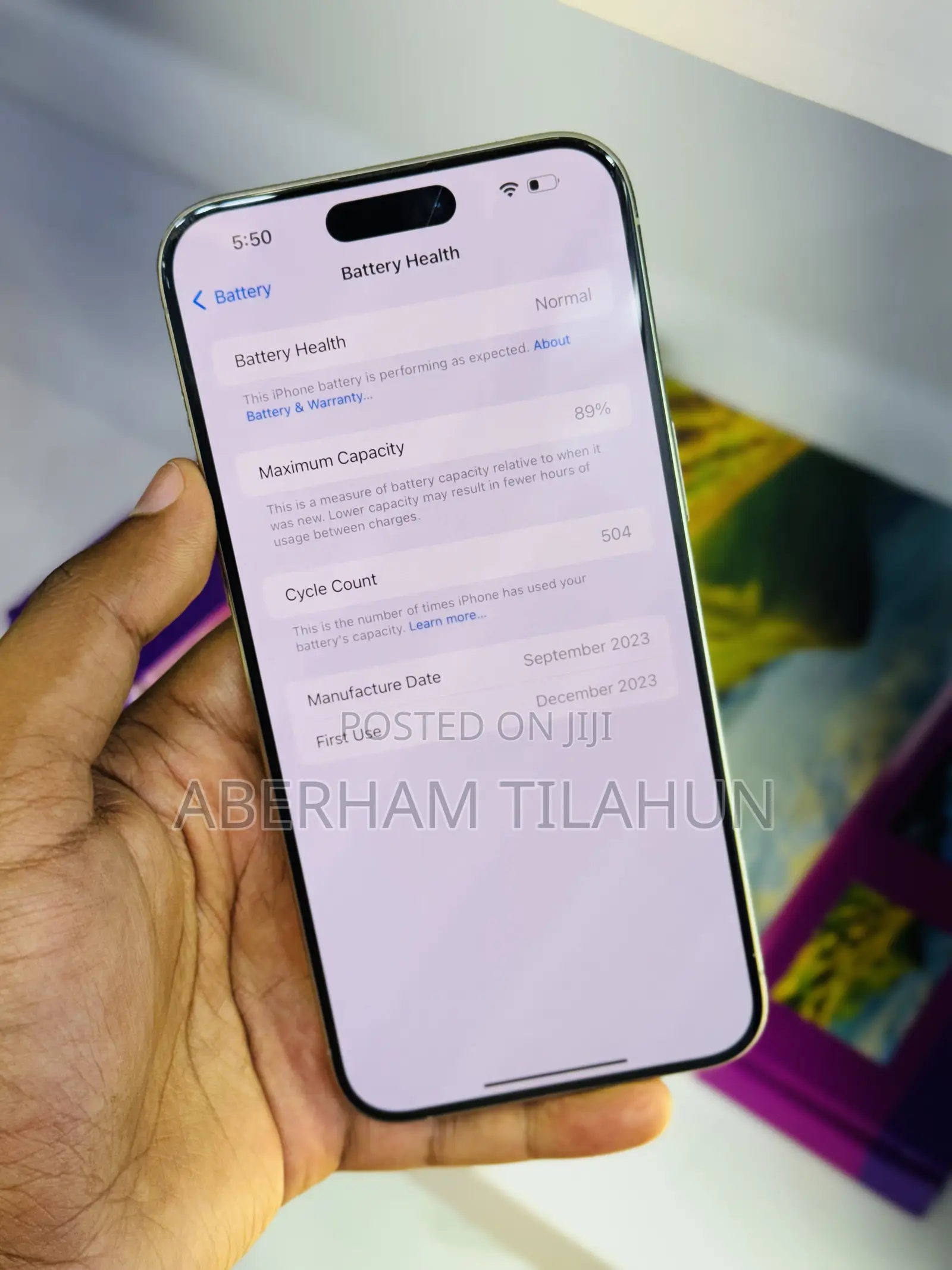 Apple iPhone 15 Pro Max 256 GB Silver