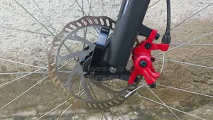 A Pair (2x) of Slightly Used Red Cable Disk Brake With Pads