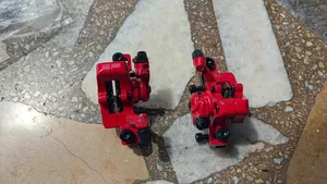A Pair (2x) of Slightly Used Red Cable Disk Brake With Pads