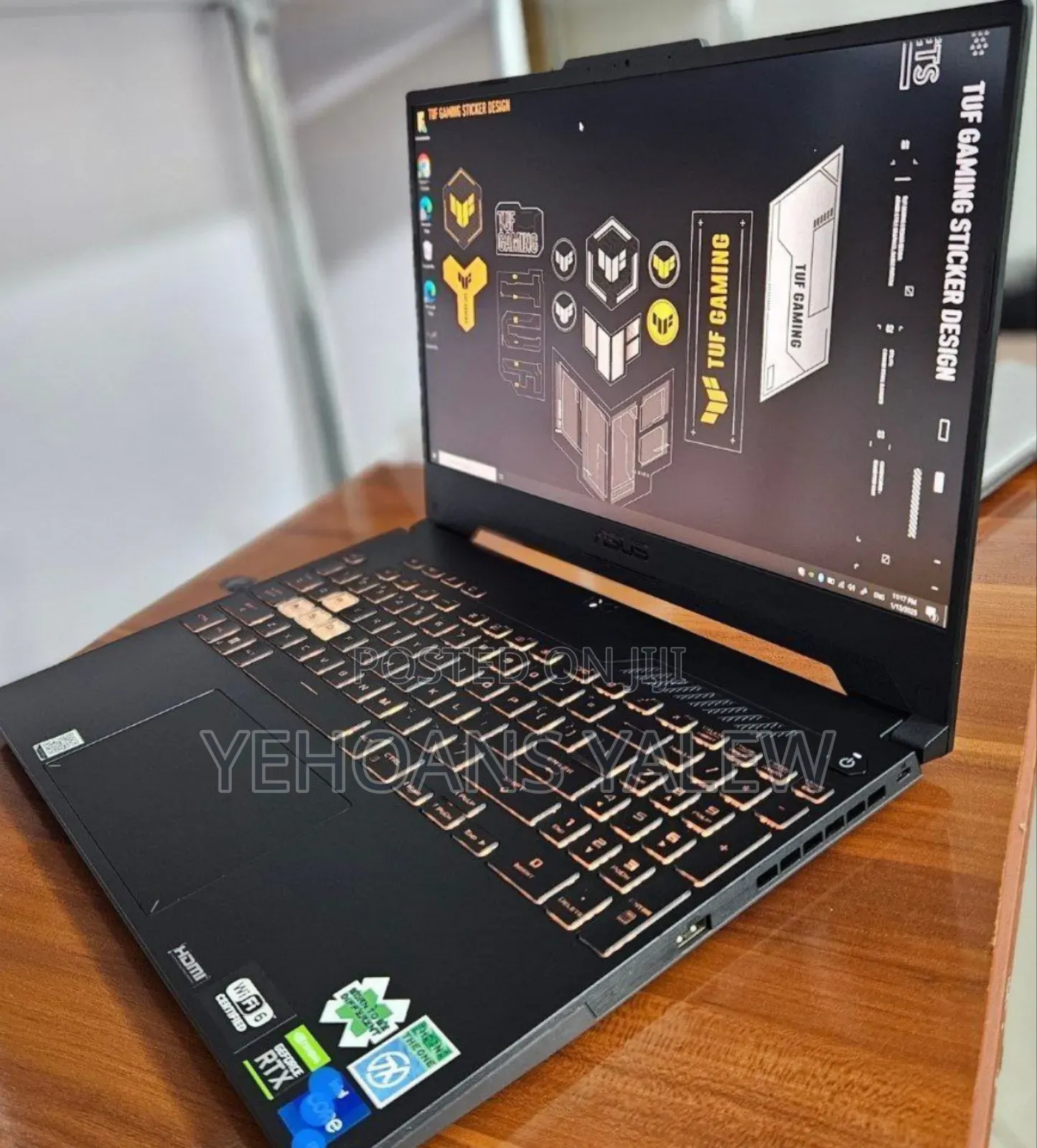 New Laptop Asus TUF Gaming A15 16GB AMD Ryzen 7 SSD 512GB