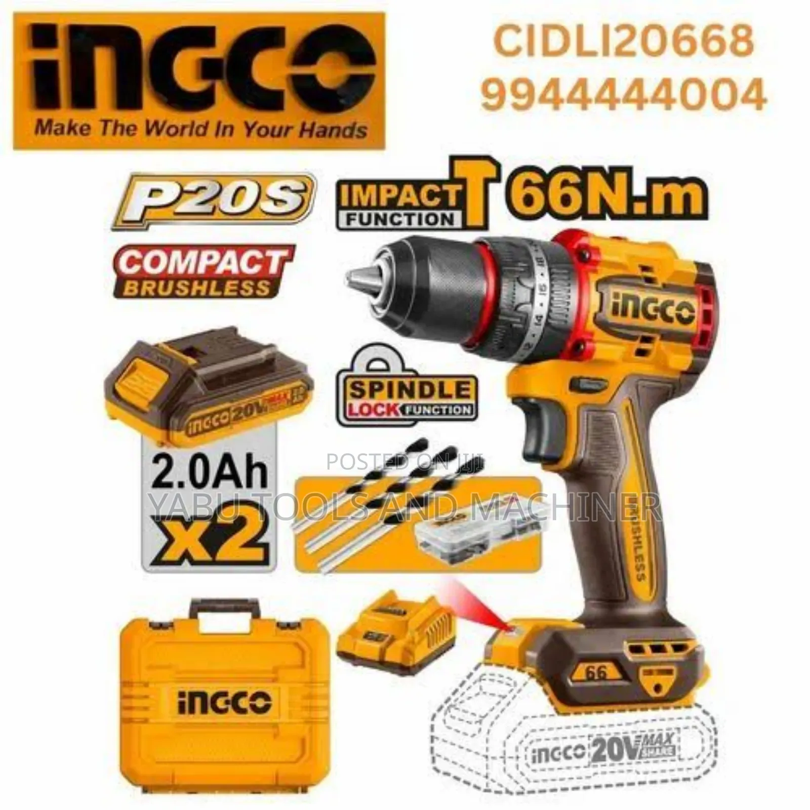 Orginal Incco Cordiless Drill