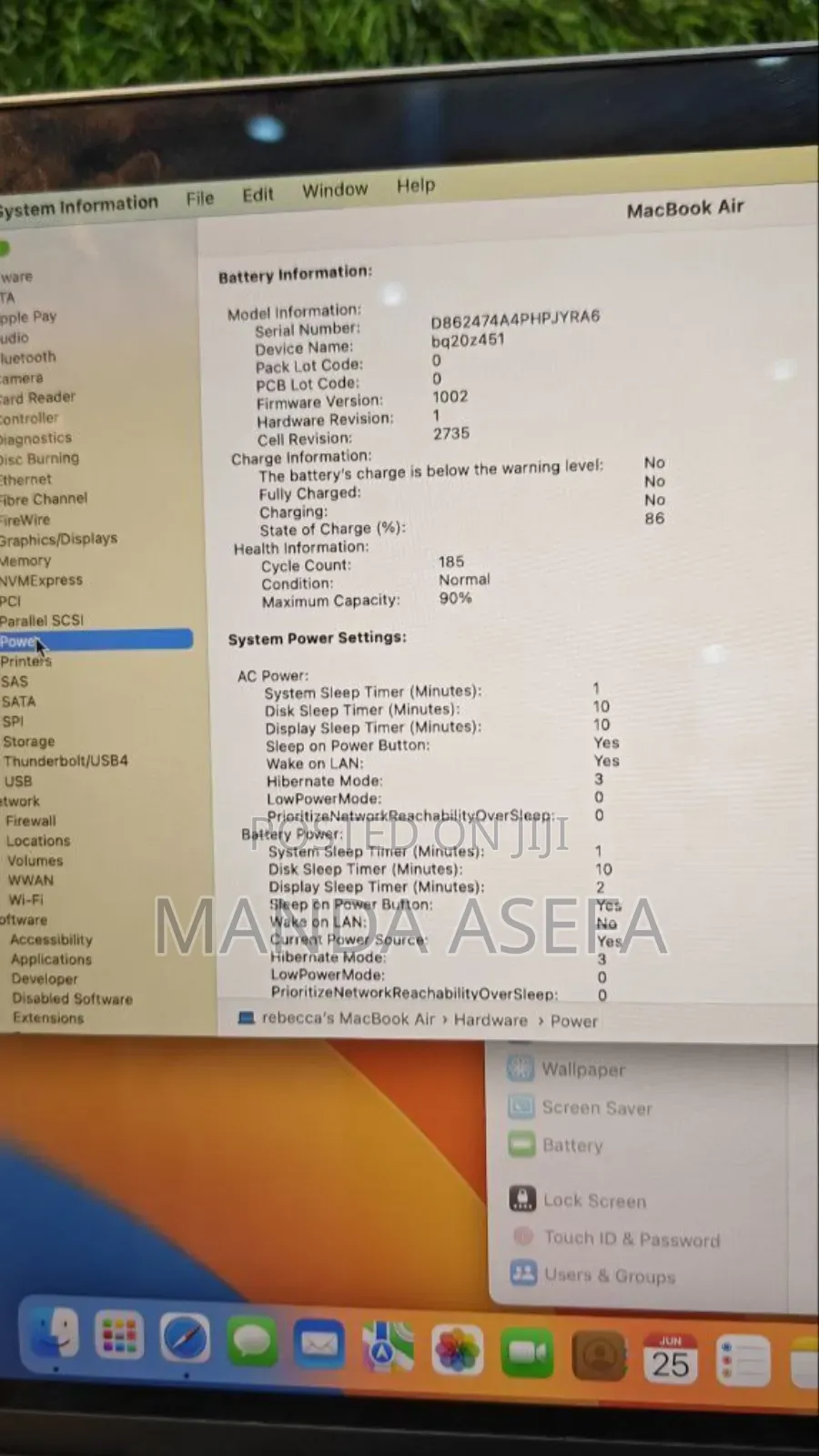 New Laptop Apple MacBook Air 2020 M1 8GB Apple M1 SSD 256GB