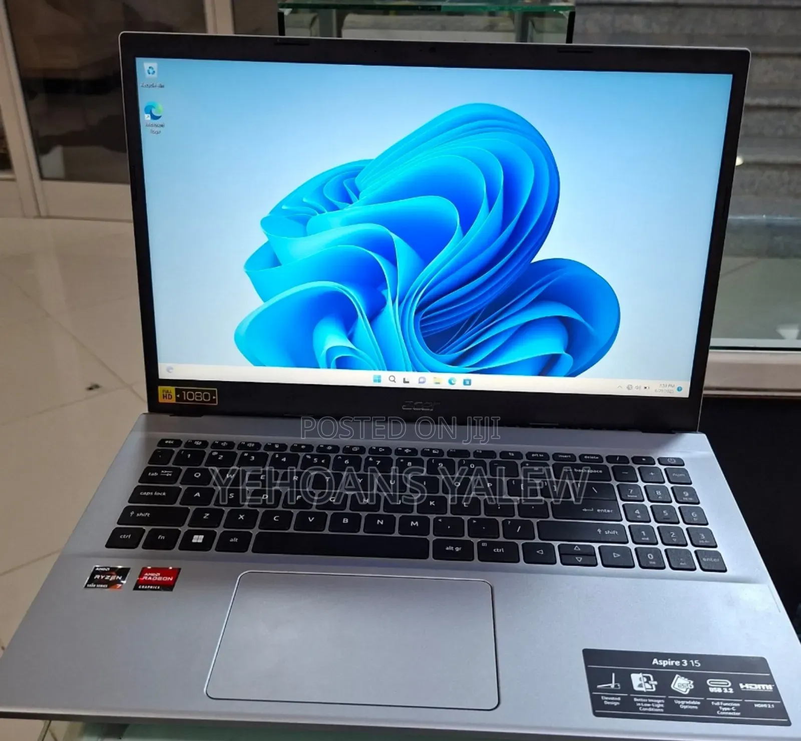 New Laptop Acer Aspire 3 16GB AMD Ryzen 7 SSD 512GB