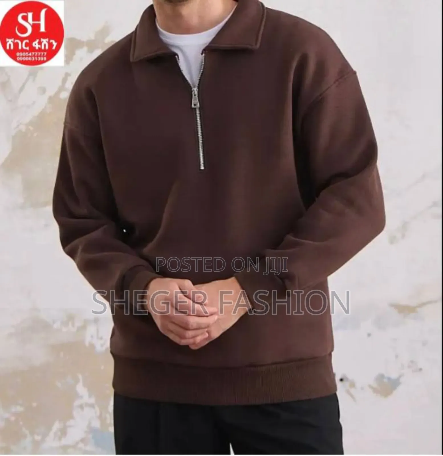 Men's Hafe Zip Sweater