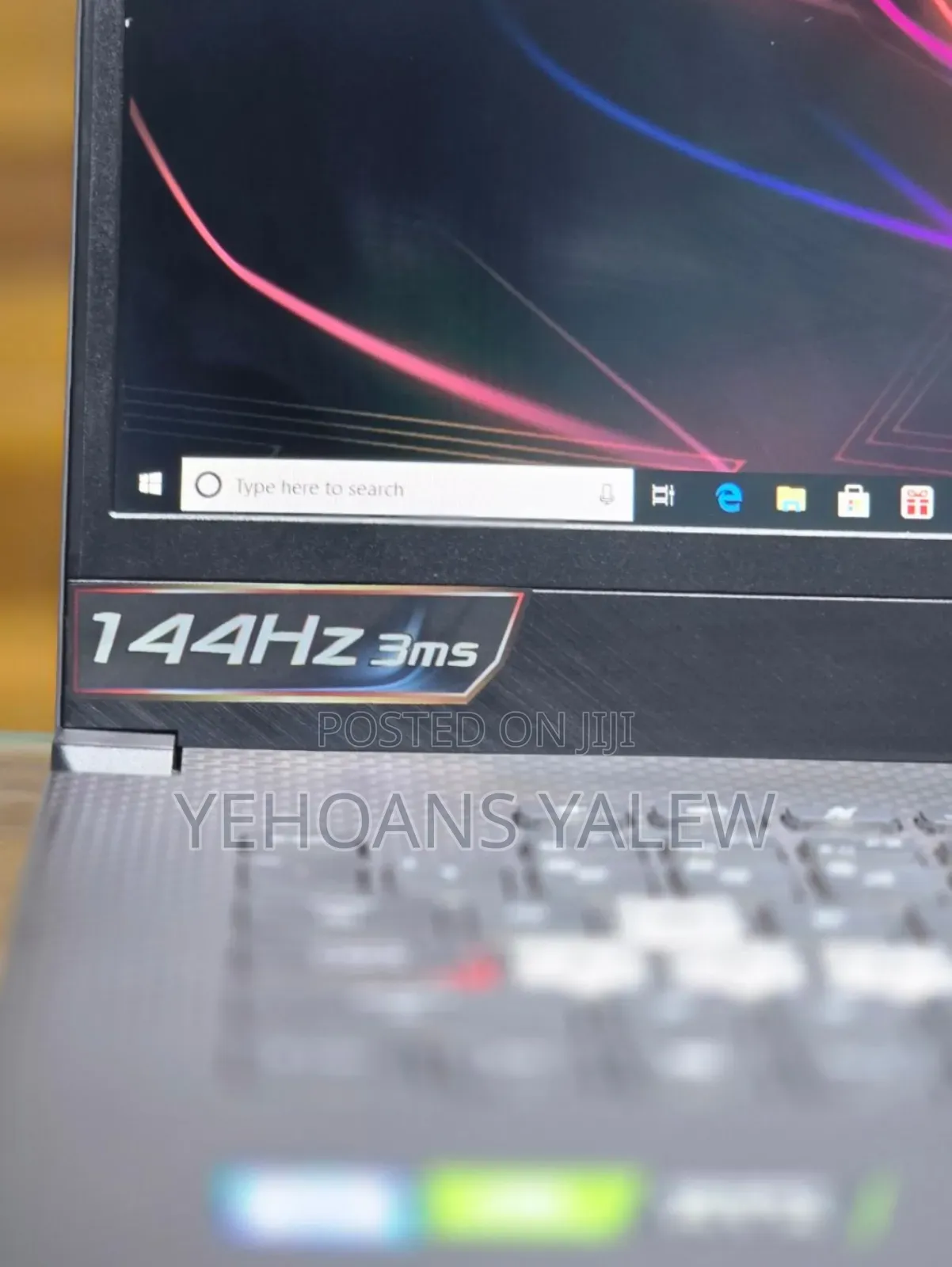 New Laptop Asus ROG Strix G17 16GB Intel Core I7 SSD 1T