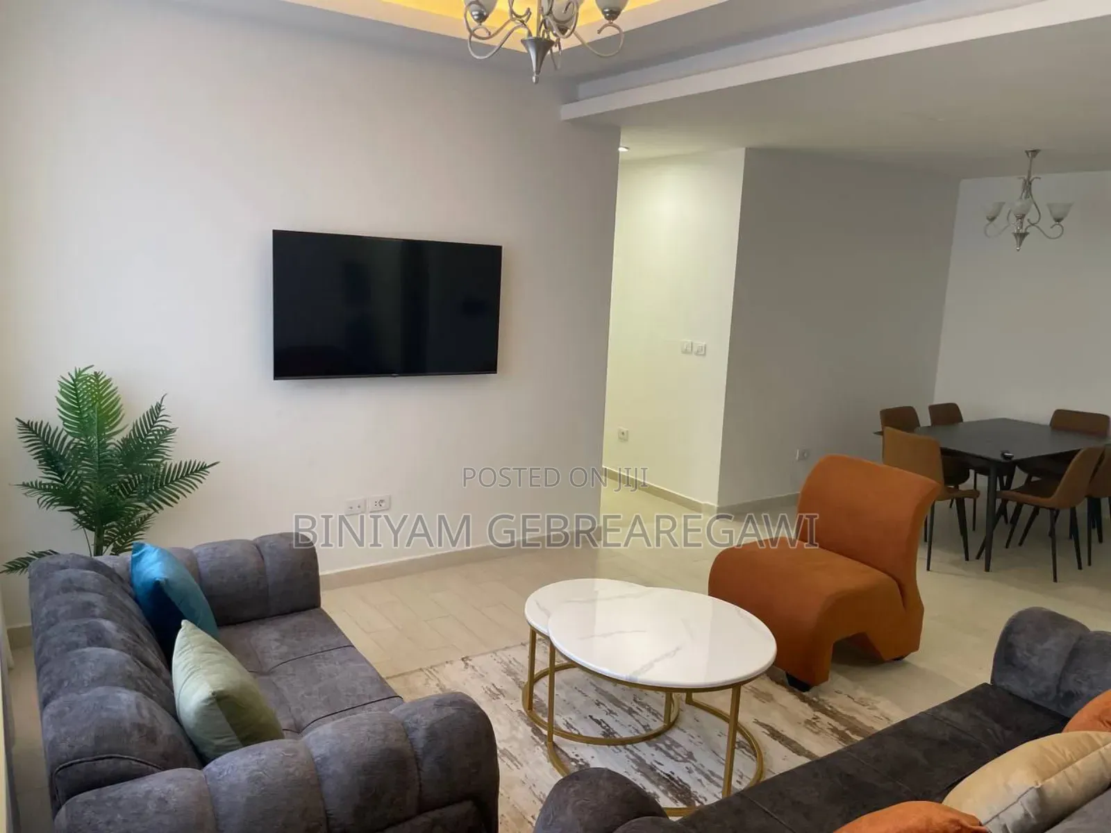 Furnished 1bdrm Apartment in Apartment, Yeka for rent