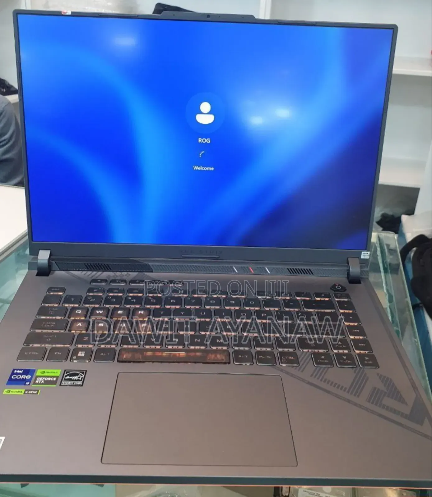 New Laptop Asus ROG Strix G16 G614 16GB Intel Core I7 SSD 1T