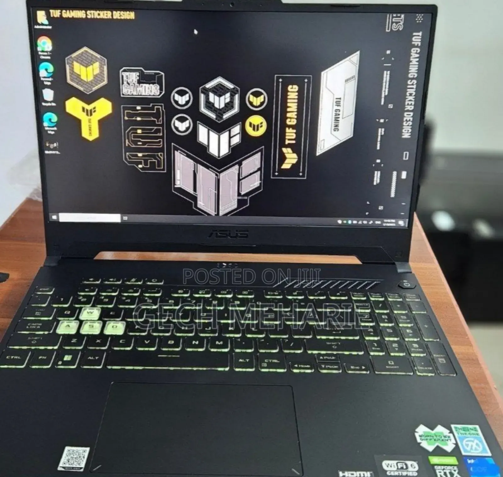 New Laptop Asus TUF Gaming A15 16GB AMD Ryzen 7 SSD 512GB