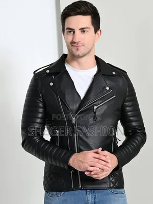 Photo - Men's Leather and Jean's Jacket