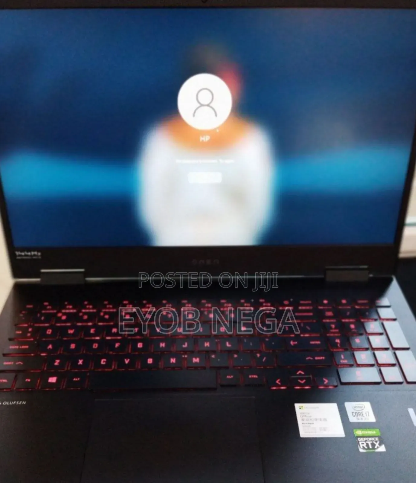 New Laptop HP Omen 15 16GB Intel Core I7 SSD 512GB