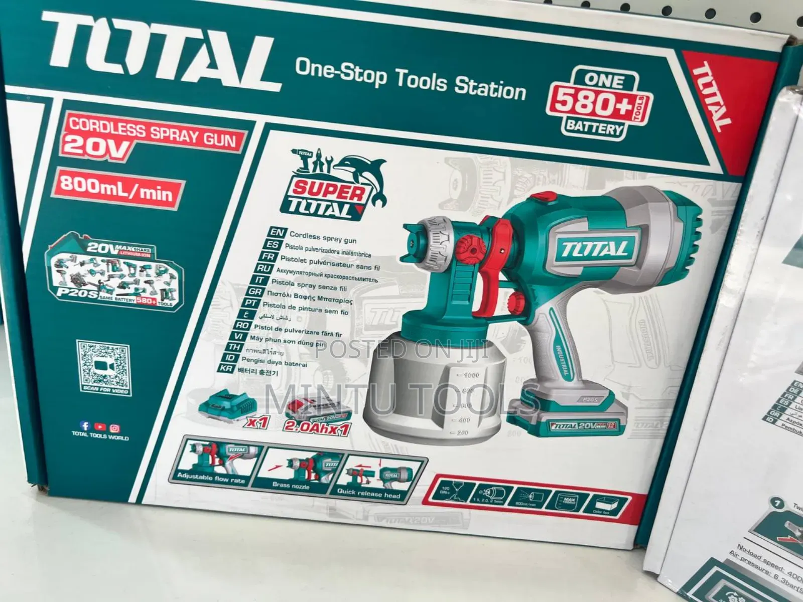 Total Chargeable Spray Gun 20v