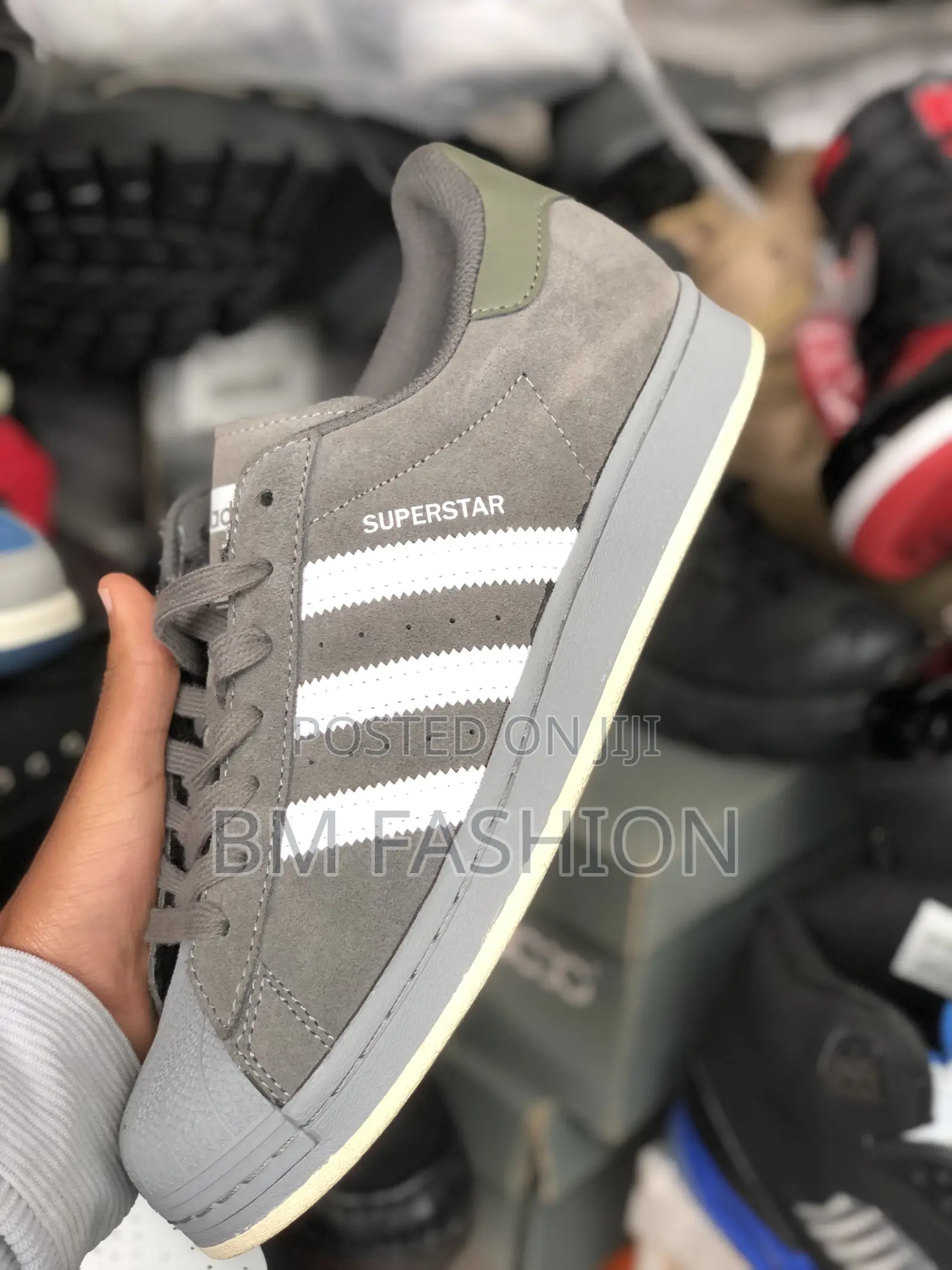 Master Quality Adidas Superstar Gray Suede
