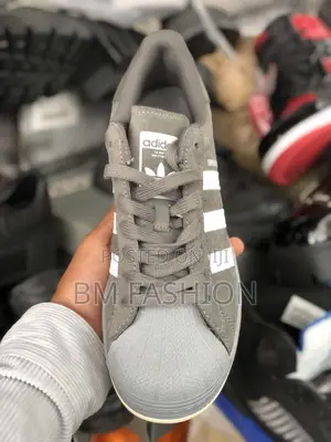 Master Quality Adidas Superstar Gray Suede