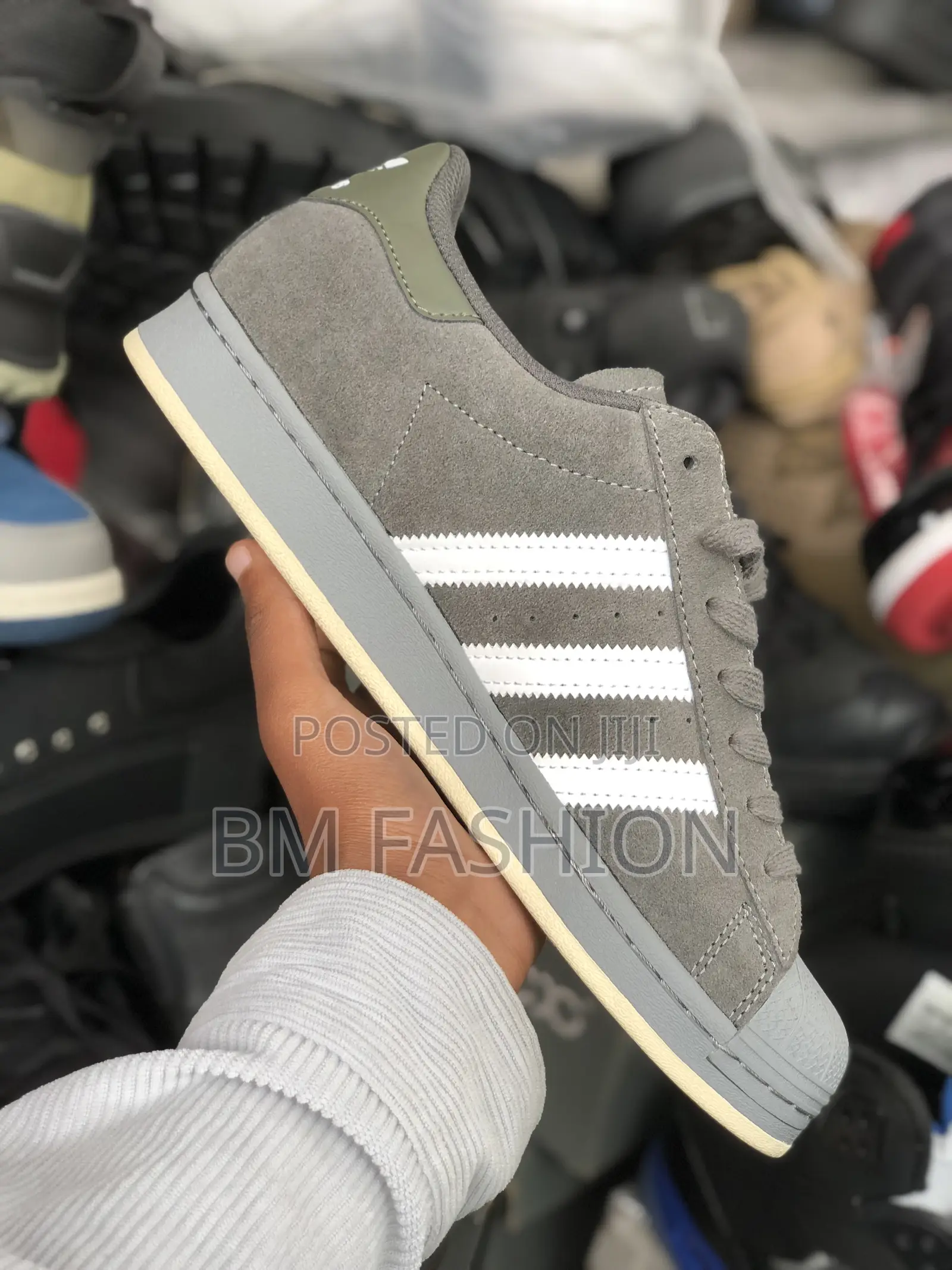 Master Quality Adidas Superstar Gray Suede