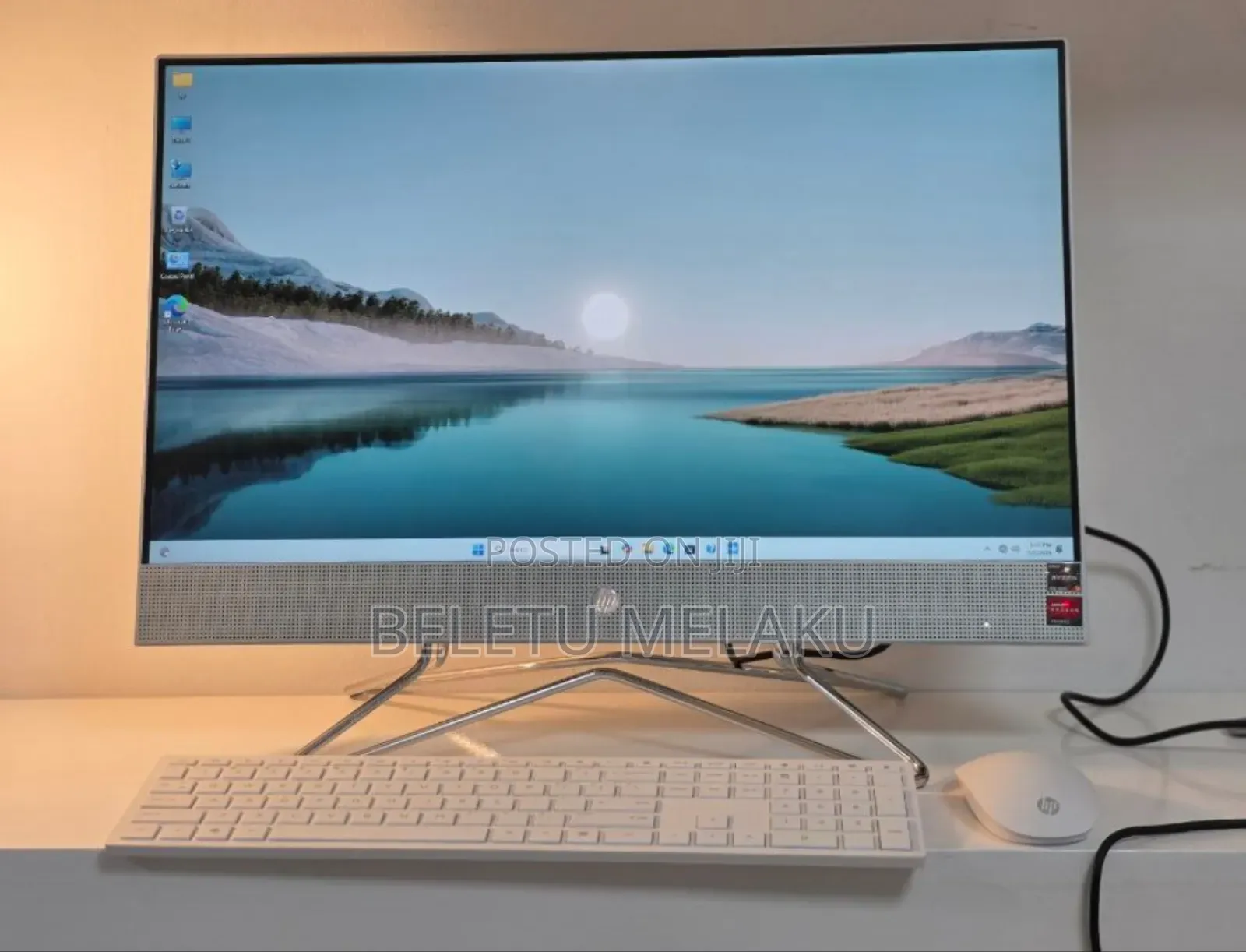 New Desktop Computer HP 200 G4 22 All-in-One 16GB AMD Ryzen 5 SSD 512GB