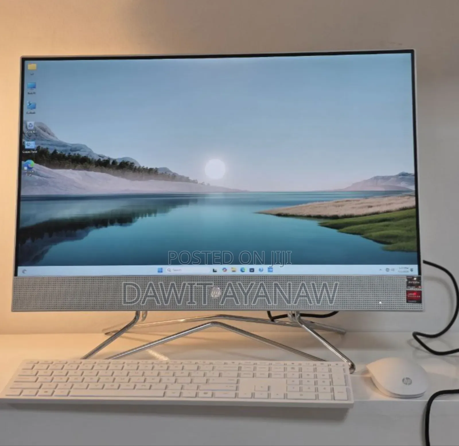 New Desktop Computer HP 200 G4 22 All-in-One 16GB AMD Ryzen 5 SSD 512GB