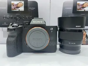 Photo - Sony Alpha 7 Mark4 Camera With Sony 50 Millimeter F1.8 Lens
