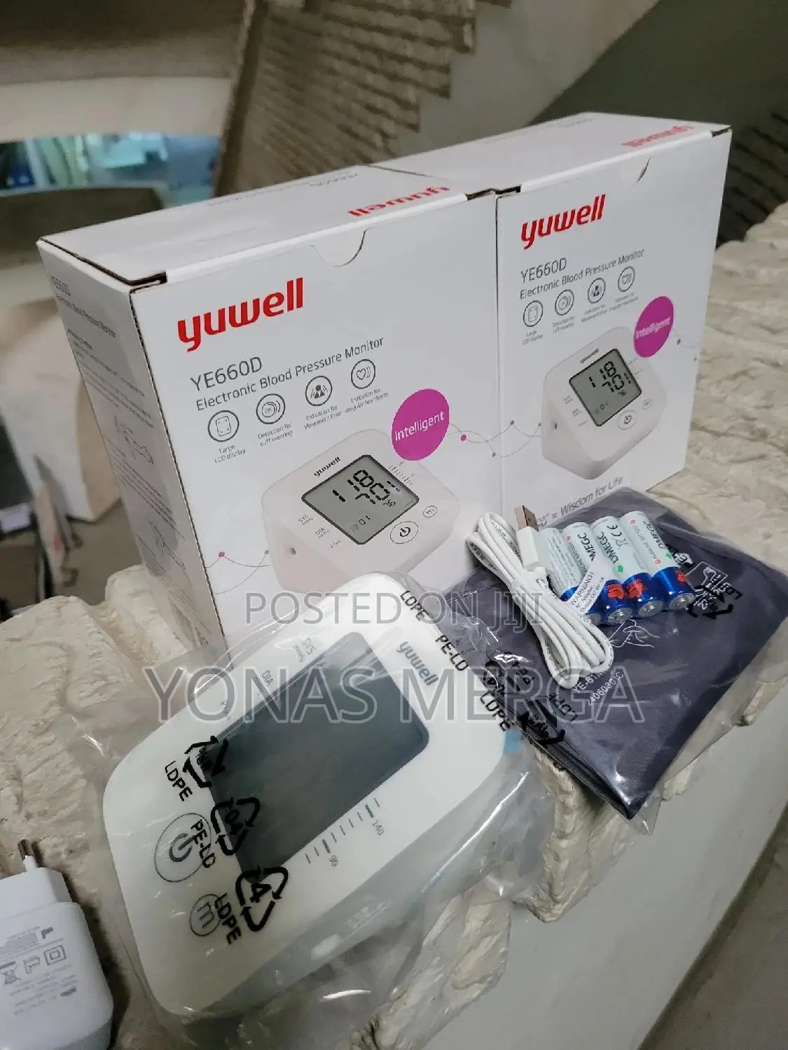 Blood Pressure Monitor昉ةbpm*وirregularities Large LCD Screen