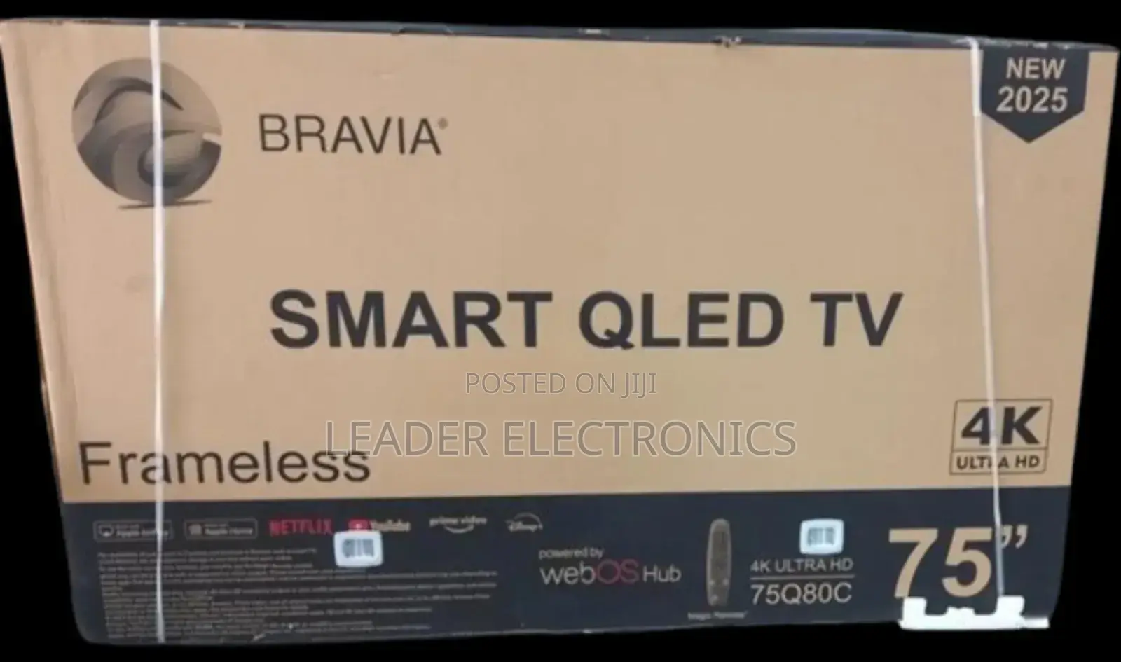 Bravia Tv 75" Smart Android Tv 4 K Ultra Hd Webos Hub 2025