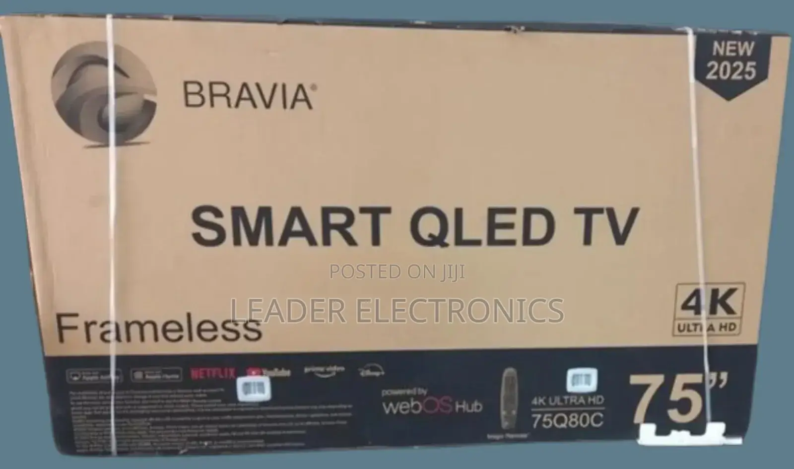 Bravia Tv 75" Smart Android Tv 4 K Ultra Hd Webos Hub 2025
