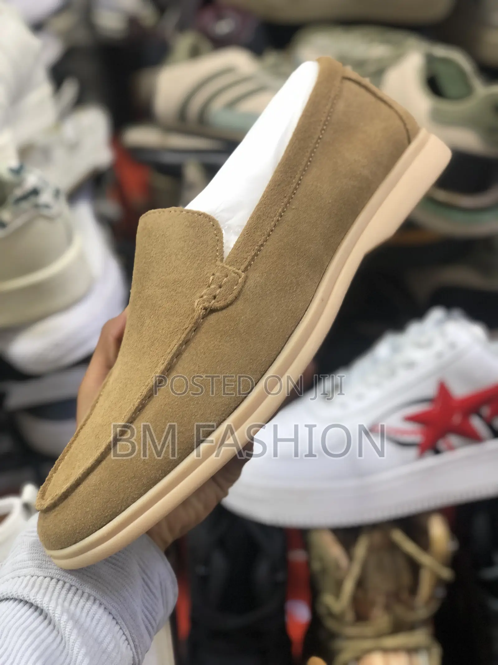 Brown Suede High Quality Loafers for Men