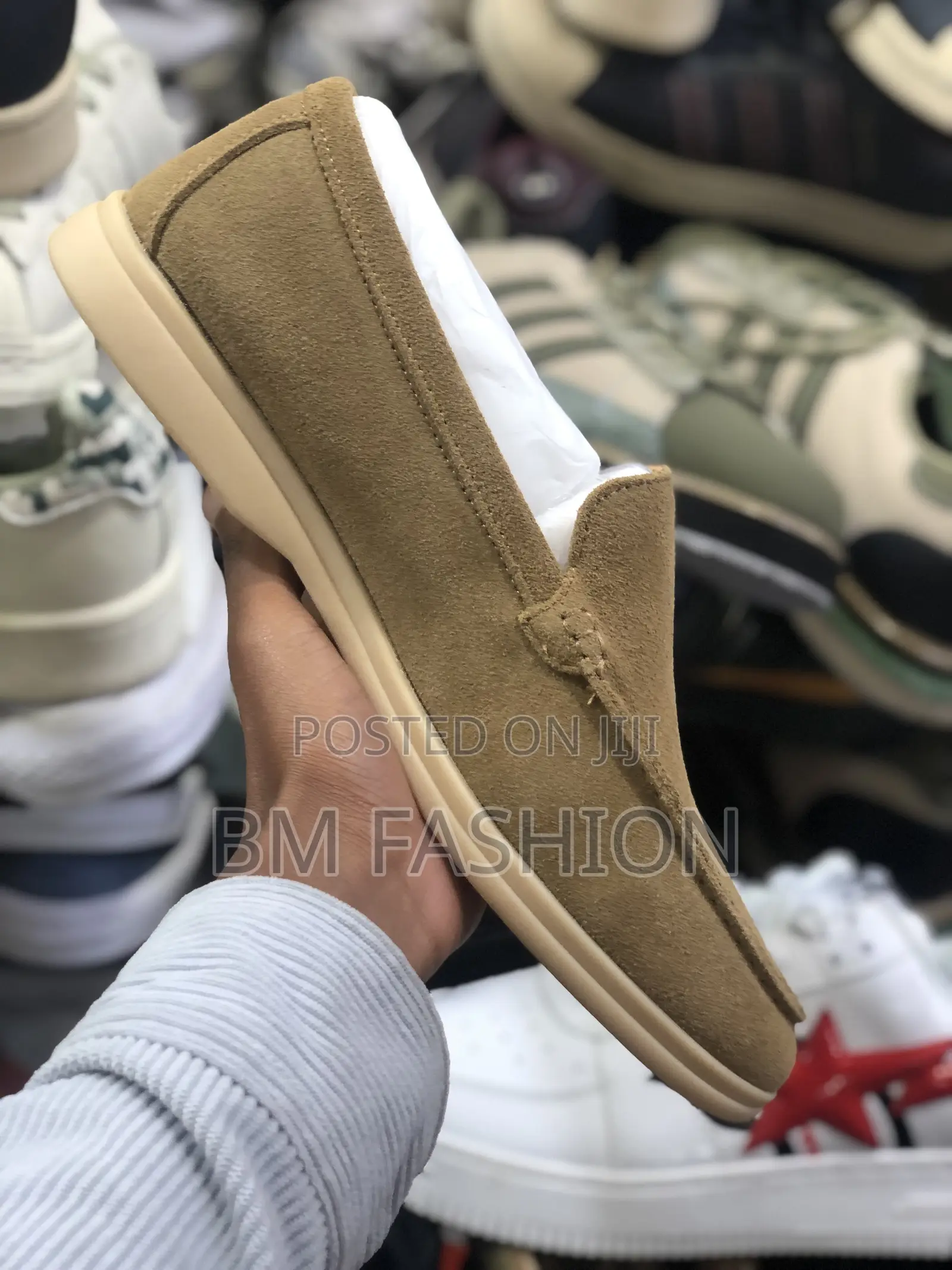 Brown Suede High Quality Loafers for Men